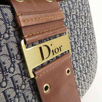 Christian Dior Trotter Street Chic Canvas Shoulder Bag