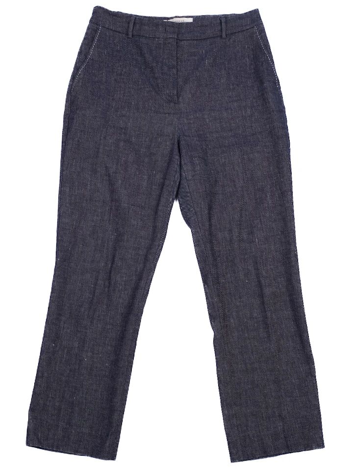 Excellent Weekend MaxMara Blue Linen Trousers Size N/A