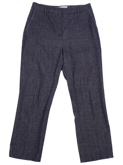 Excellent Weekend MaxMara Blue Linen Trousers Size N/A