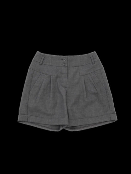 Excellent Weekend MaxMara Gray Wool Shorts Size S