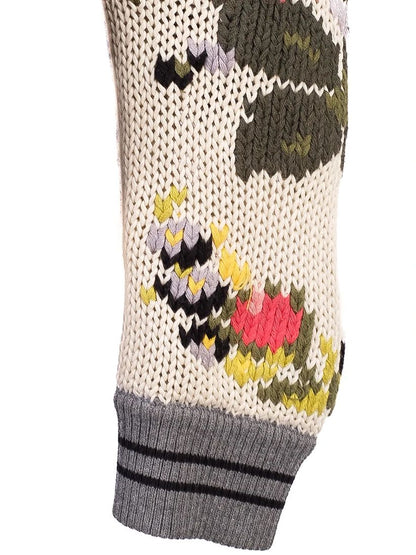 Excellent TWINSET Black Knitted Cardigan Natural Cotton Size M