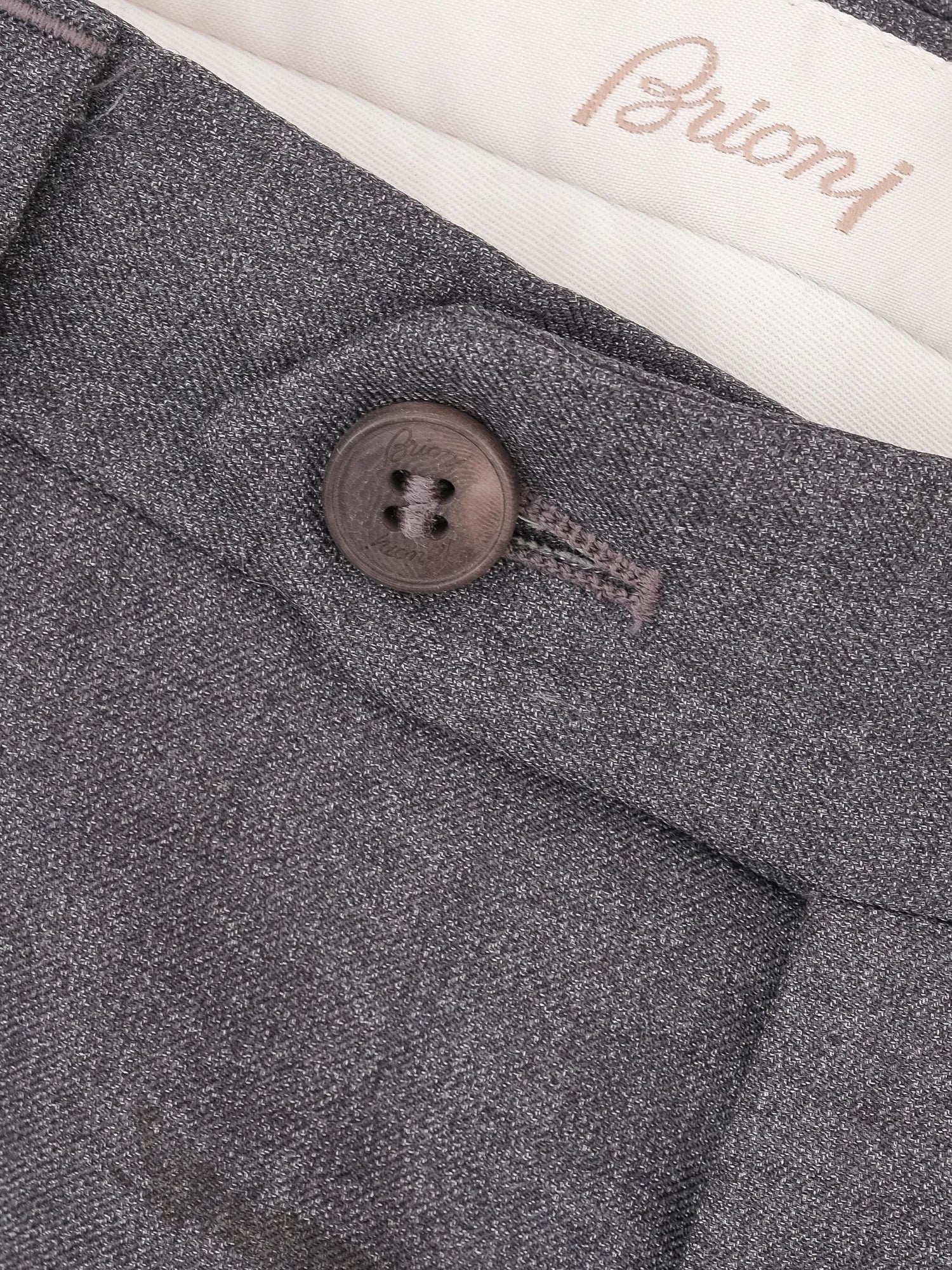 Excellent BRIONI Gray Wool Dress Pants Size M