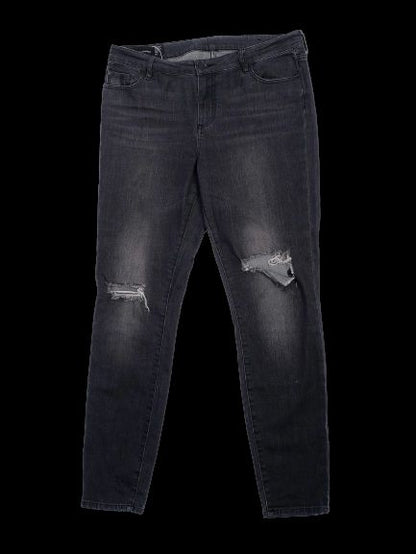 EXCELLENT Armani Exchange Gray Distressed Jeans for Women