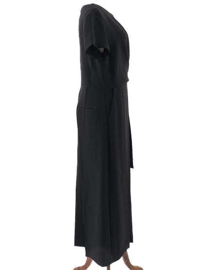 Excellent Cos Black Wrap Dress Size L Women&