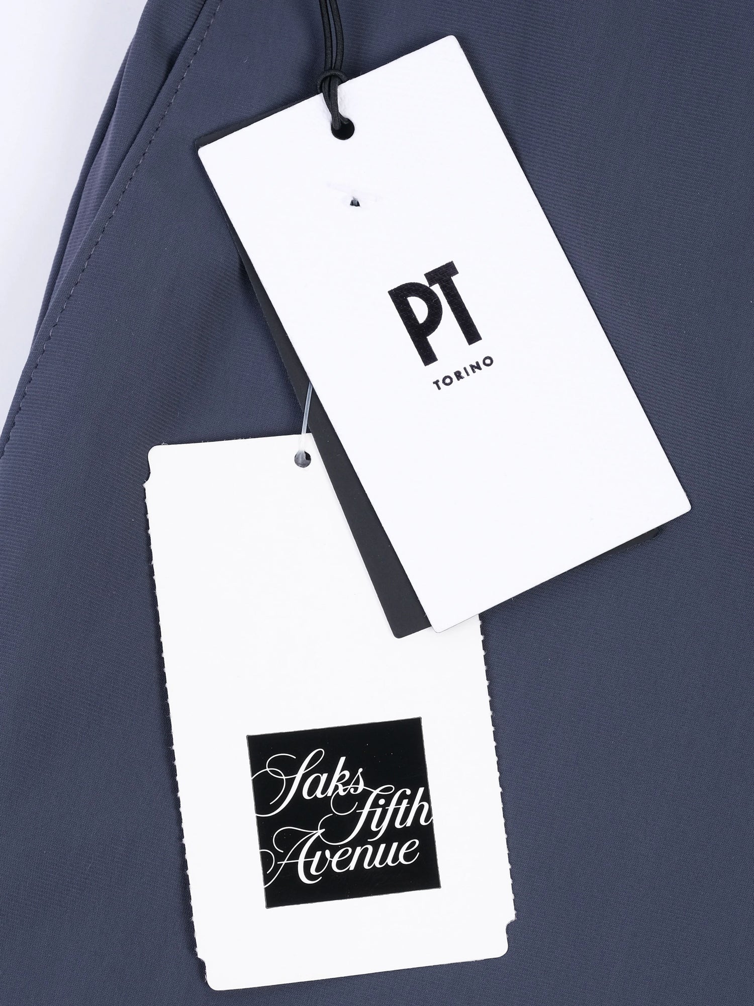 NEW PT Torino Slim Fit Blue Nylon Pants Size M