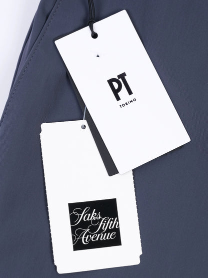 NEW PT Torino Slim Fit Blue Nylon Pants Size M