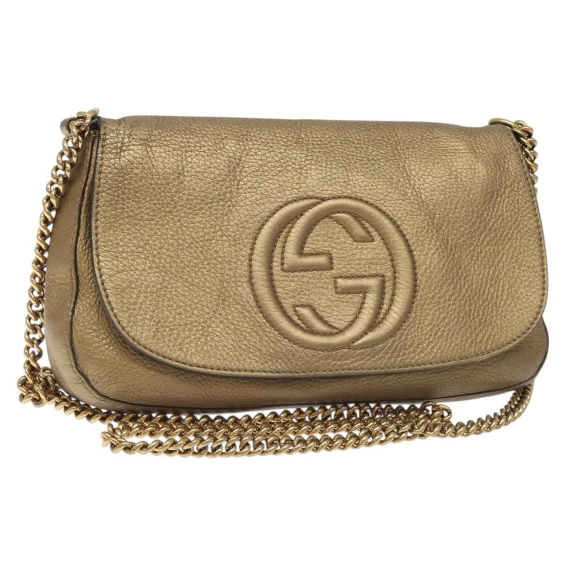 Gucci Chain Soho Flap Shoulder Bag