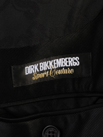 Excellent Bikkembergs Black Tuxedo Jacket Satin Lapels Size L