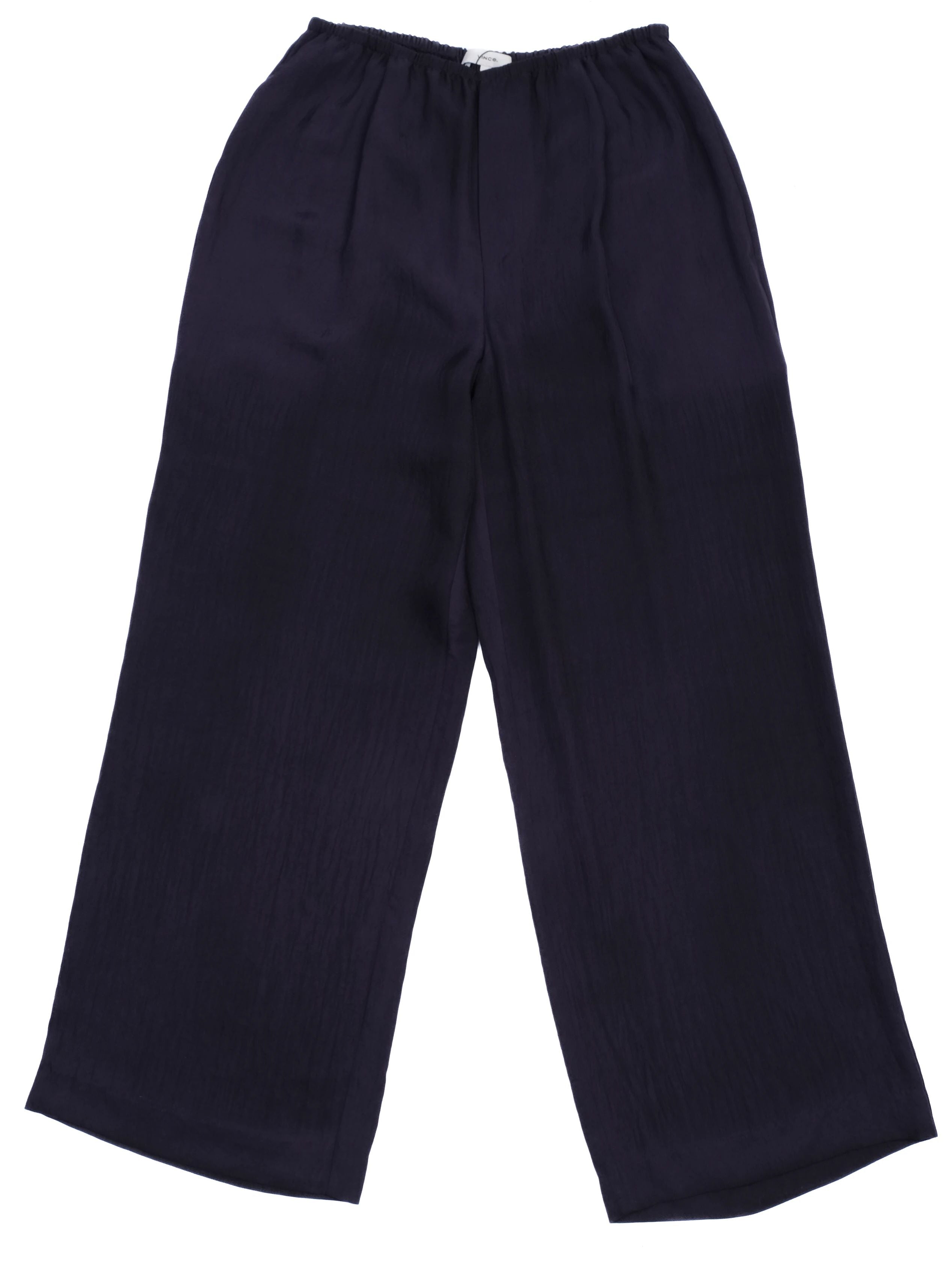 Excellent Vince Blue Wide-Leg Pants Size S Triacetate