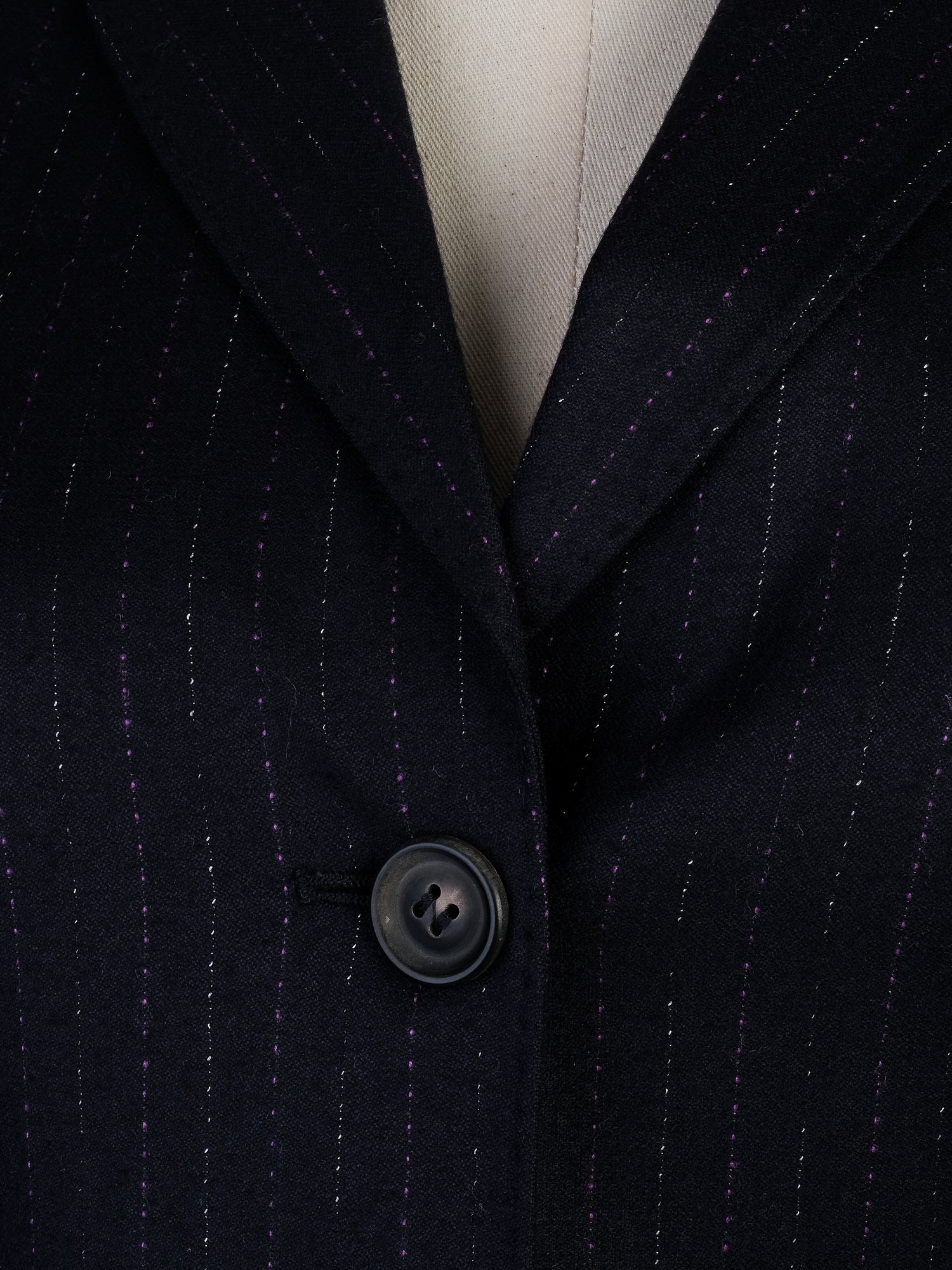 NEW Black Wool of Lana WomenÕs Blazer Size S - Pinstripe Design