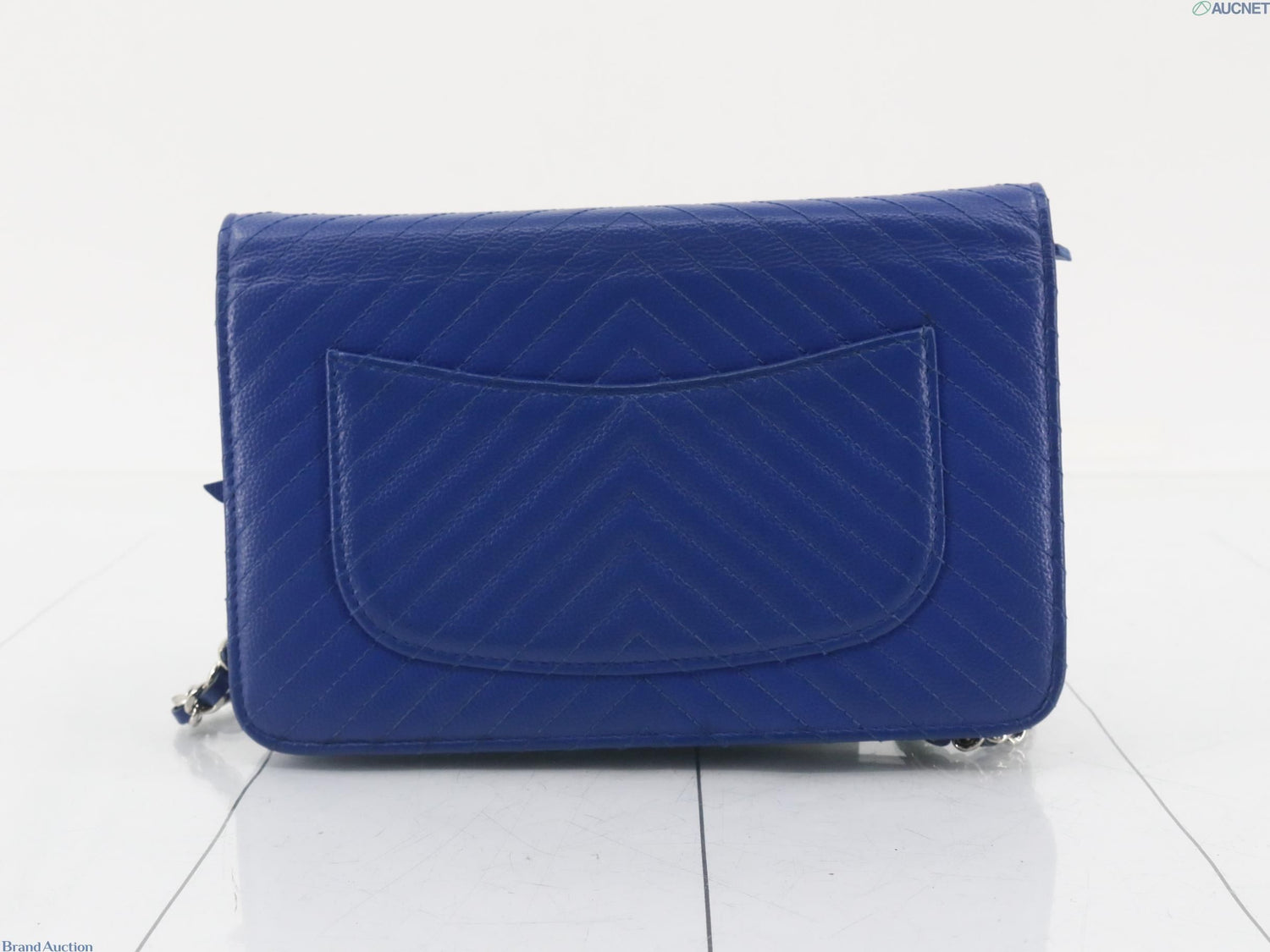 Chanel Coco Mark Chain Wallet, Calfskin Leather