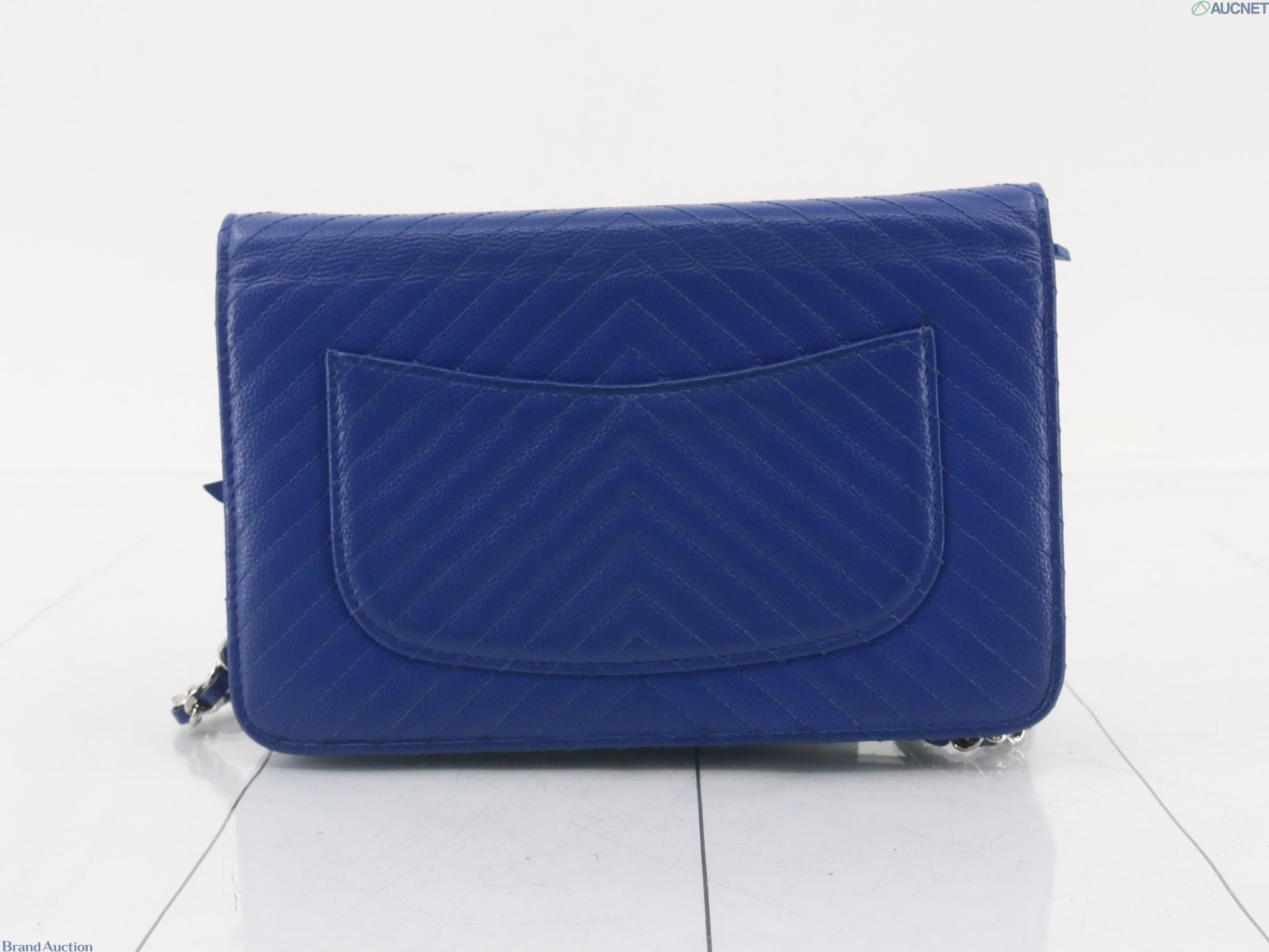 Chanel Coco Mark Chain Wallet, Calfskin Leather