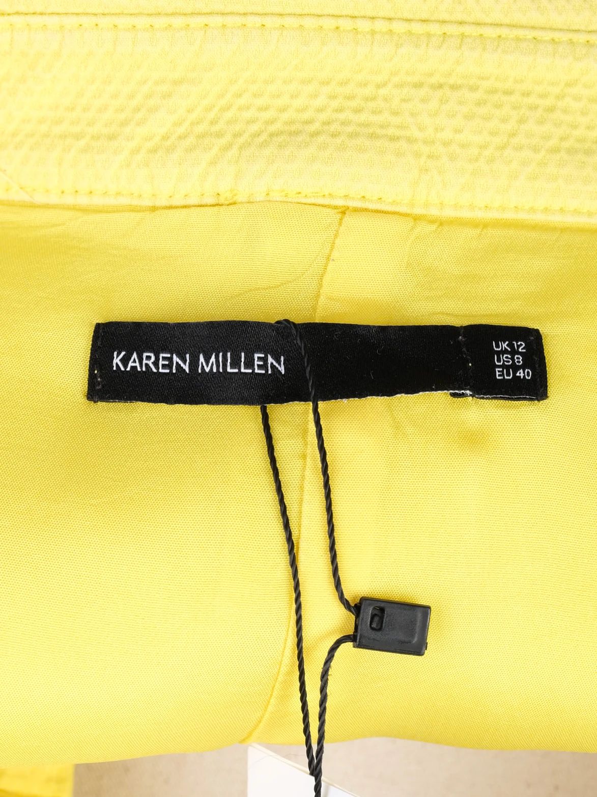 Excellent Karen Millen Yellow Sleeveless Dress Size L