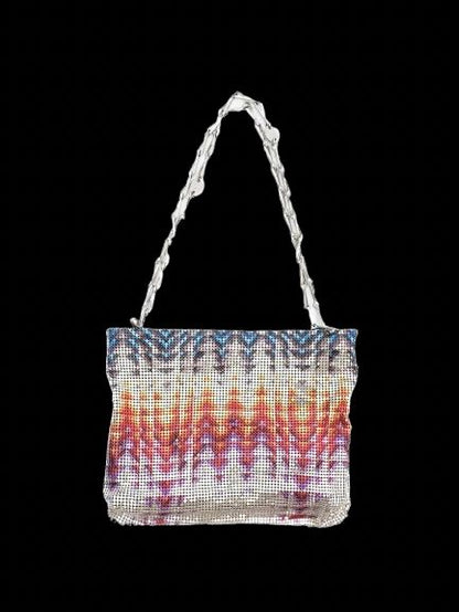 Excellent Paco Rabanne Metallic Mesh Handbag Combined Colors