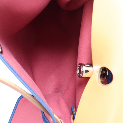 Hermes Canvas Herbag Silver Hand-handed Bag For Shoulder And Back Red/blue 2way Shoulder Bag Re