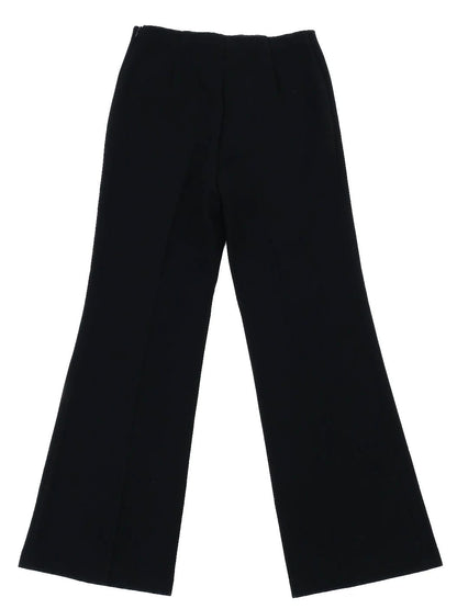 NEW Cinzia Rocca Black Wool Pants Size L Tailored Fit
