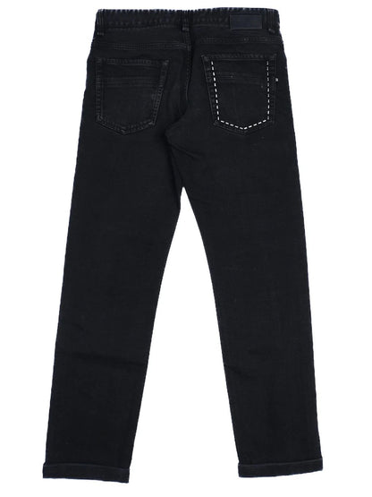 Excellent Fendi Black Cotton Jeans for Men
