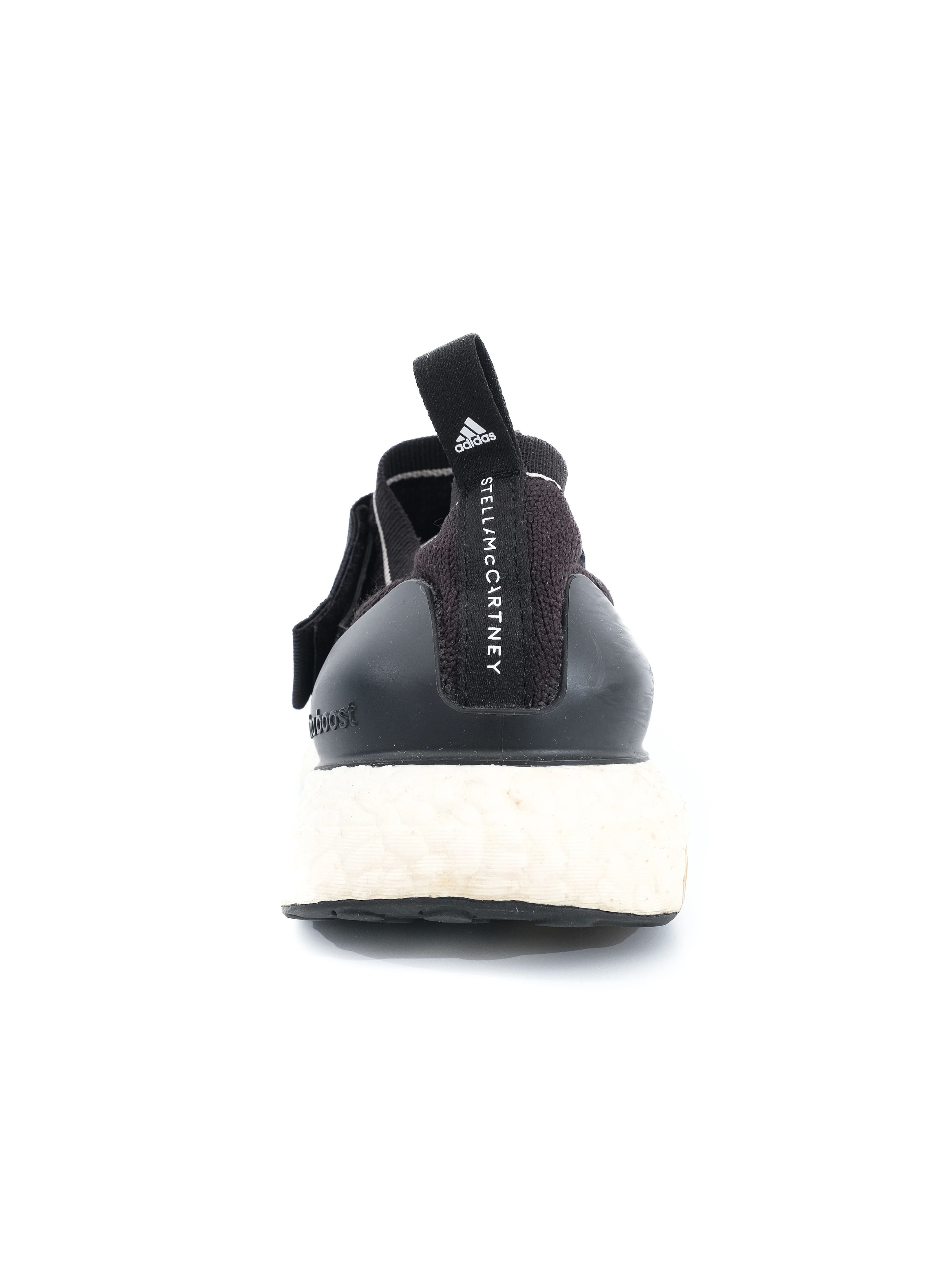 Stella McCartney Black Textile Sneakers Size 37.5 Excellent Condition