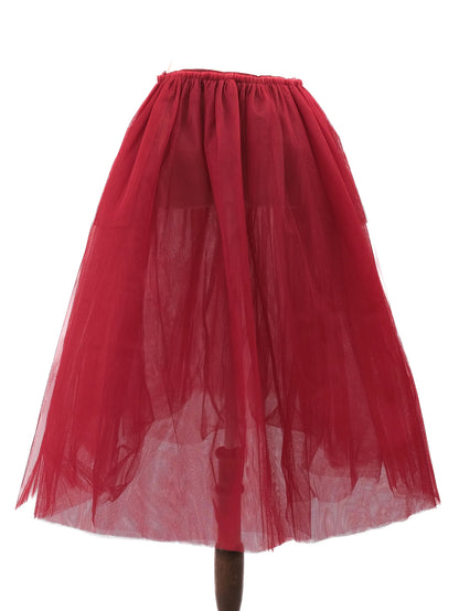 NEW Golden Goose Red Tulle Skirt Size S NWT GG DB Venezia