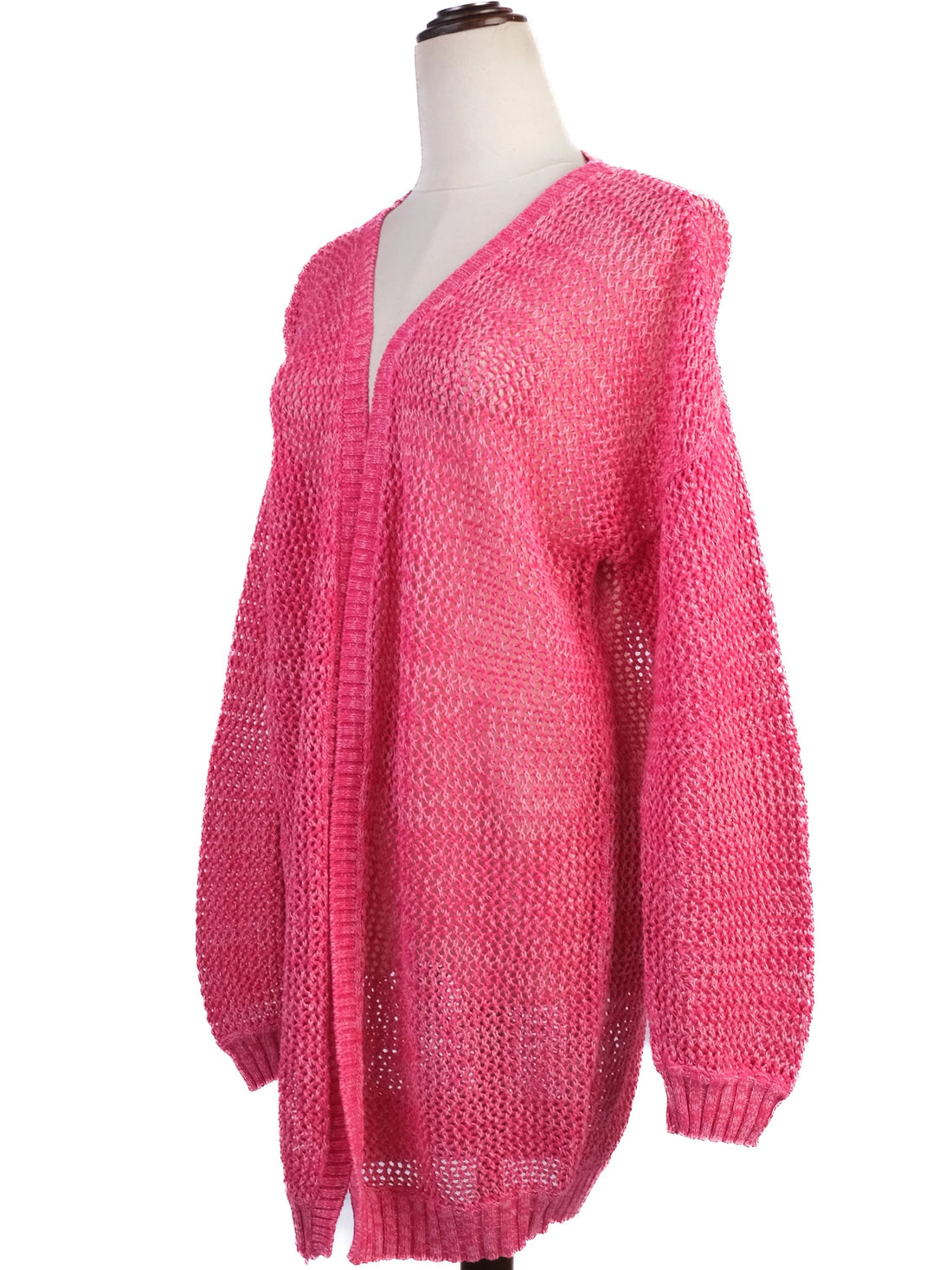 Excellent Jo No Fui Pink Cotton Natural Cardigan Size XS