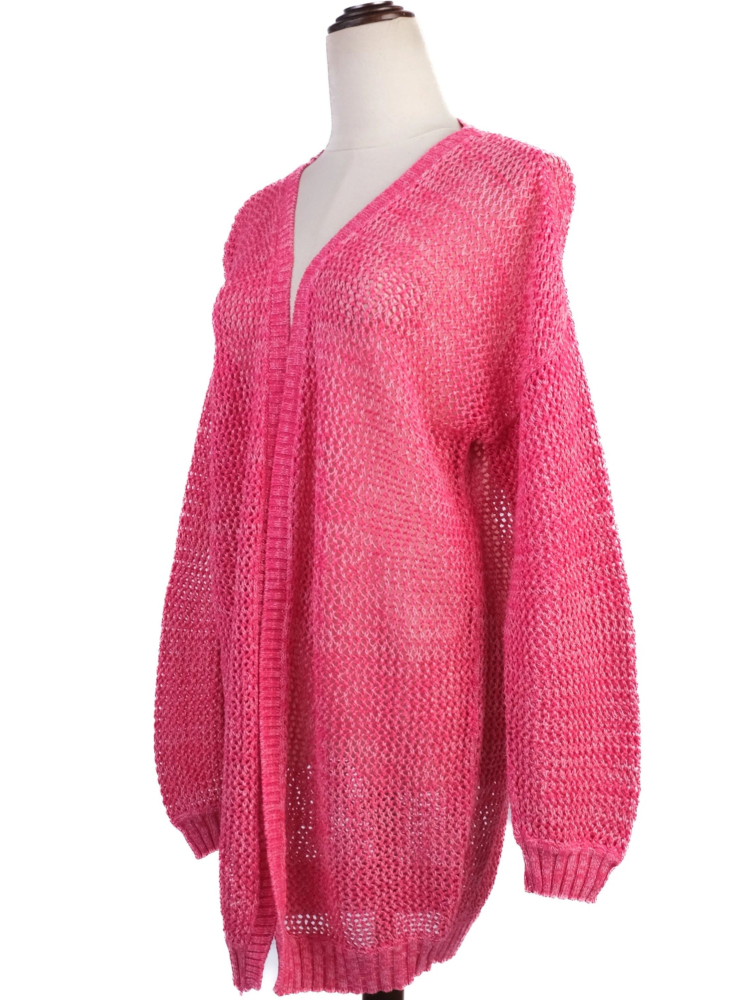 Excellent Jo No Fui Pink Cotton Natural Cardigan Size XS