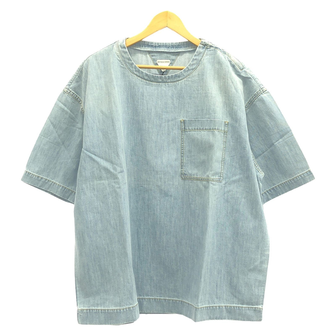 Bottega Veneta T-shirt Short Sleeve T-shirt Blue Cotton 774539v 3n 604946l