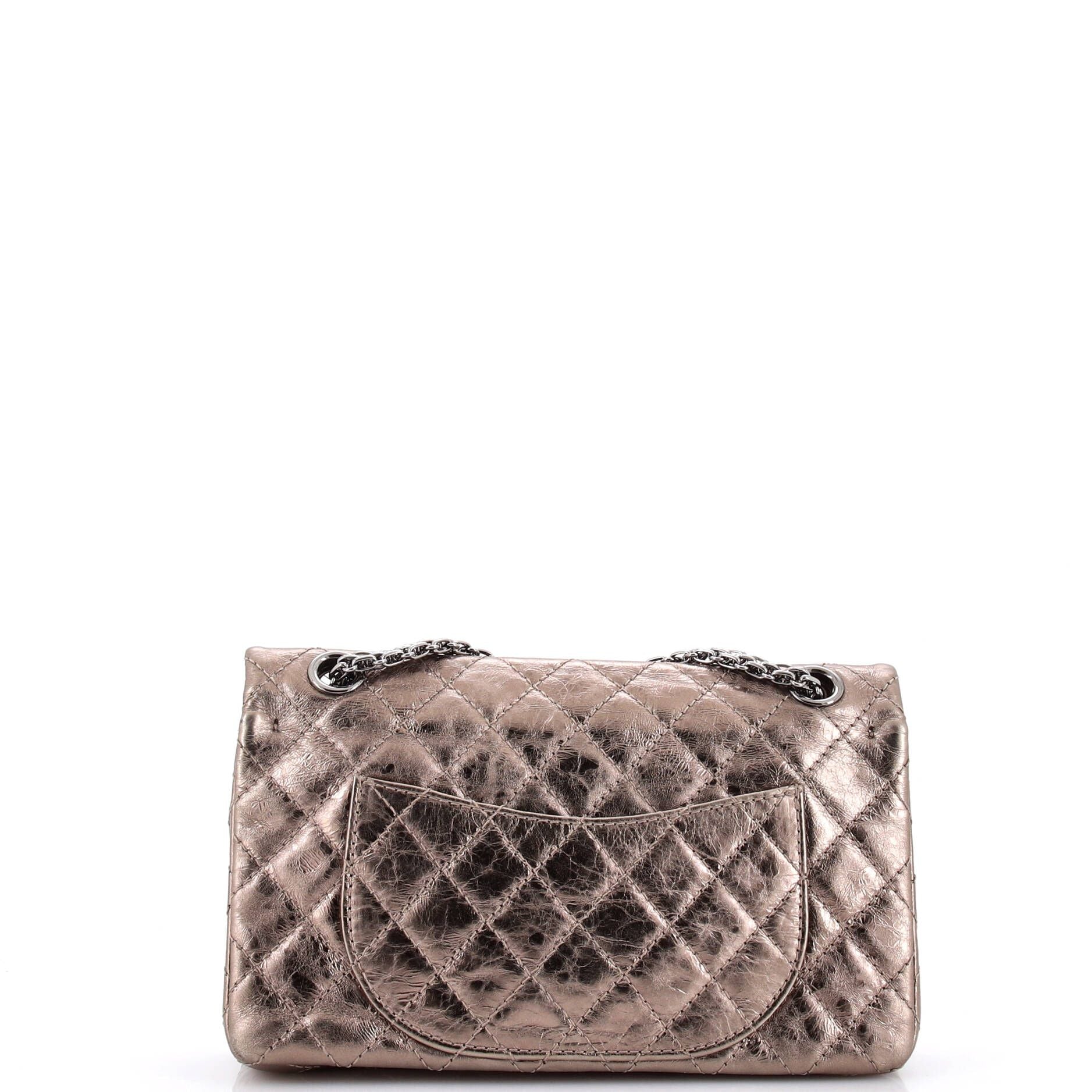 Chanel Reissue 2.55 Flap Bag Quilted Metallic Aged Calfskin 225