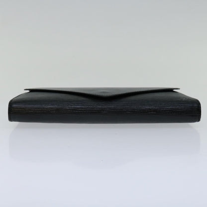 Louis Vuitton Epi Art Deco Clutch Bag Black M 52632 Lv Auth
