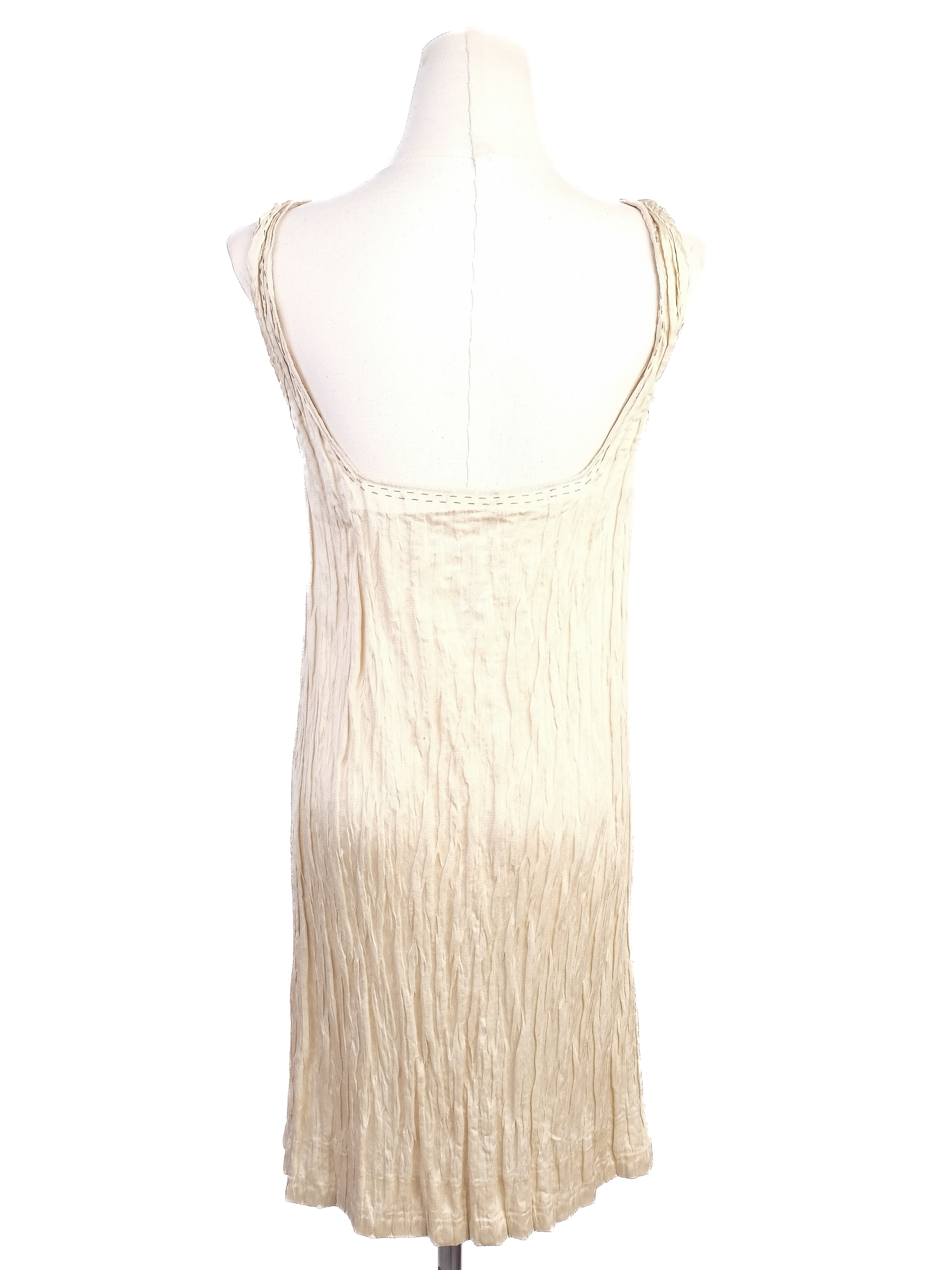 Excellent Alberta Ferretti Red Silk Dress Size M with Embellishments