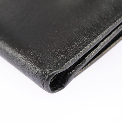 Fendi Wallet Leather Black Auth