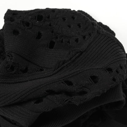 Chanel Black Coco Mark Knit Cotton P 62984k 48963