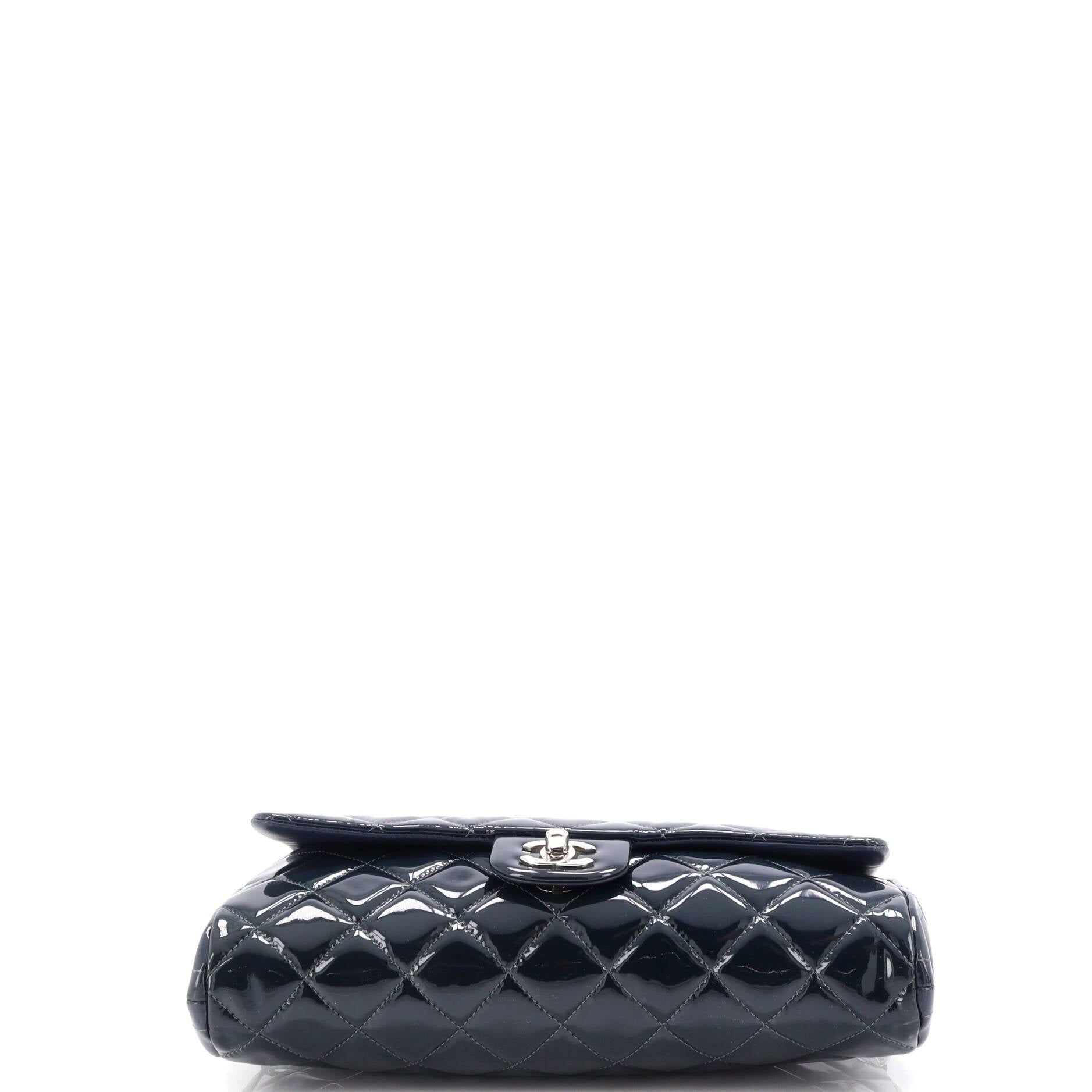 Chanel Clutch With Chain Quilted Patent