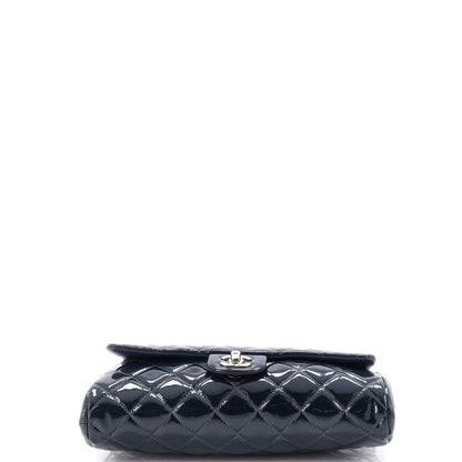 Chanel Clutch With Chain Quilted Patent