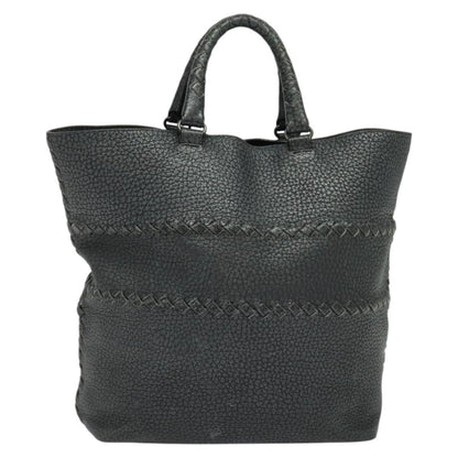 Bottega Veneta Tote Bag Leather Gray 222336 Auth