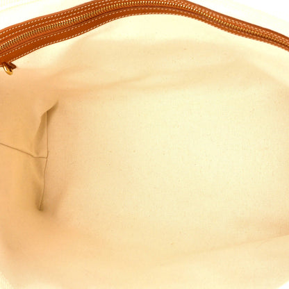 Celine Horizontal Cabas Tote Canvas With Leather