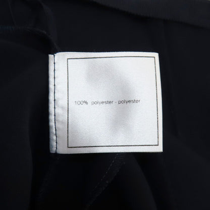 Chanel Long Skirt Polyester Deep Blue 34