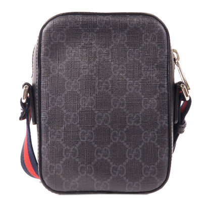 Gucci GG Supreme Monogram Appia Calfskin Web Small Camera Messenger Bag
