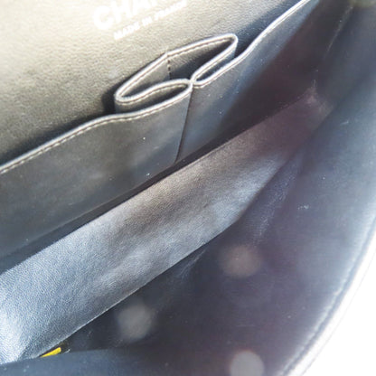 Chanel Matelasse Coco 25 Chain Shoulder Bag Calfskin Black Silver (no Card)