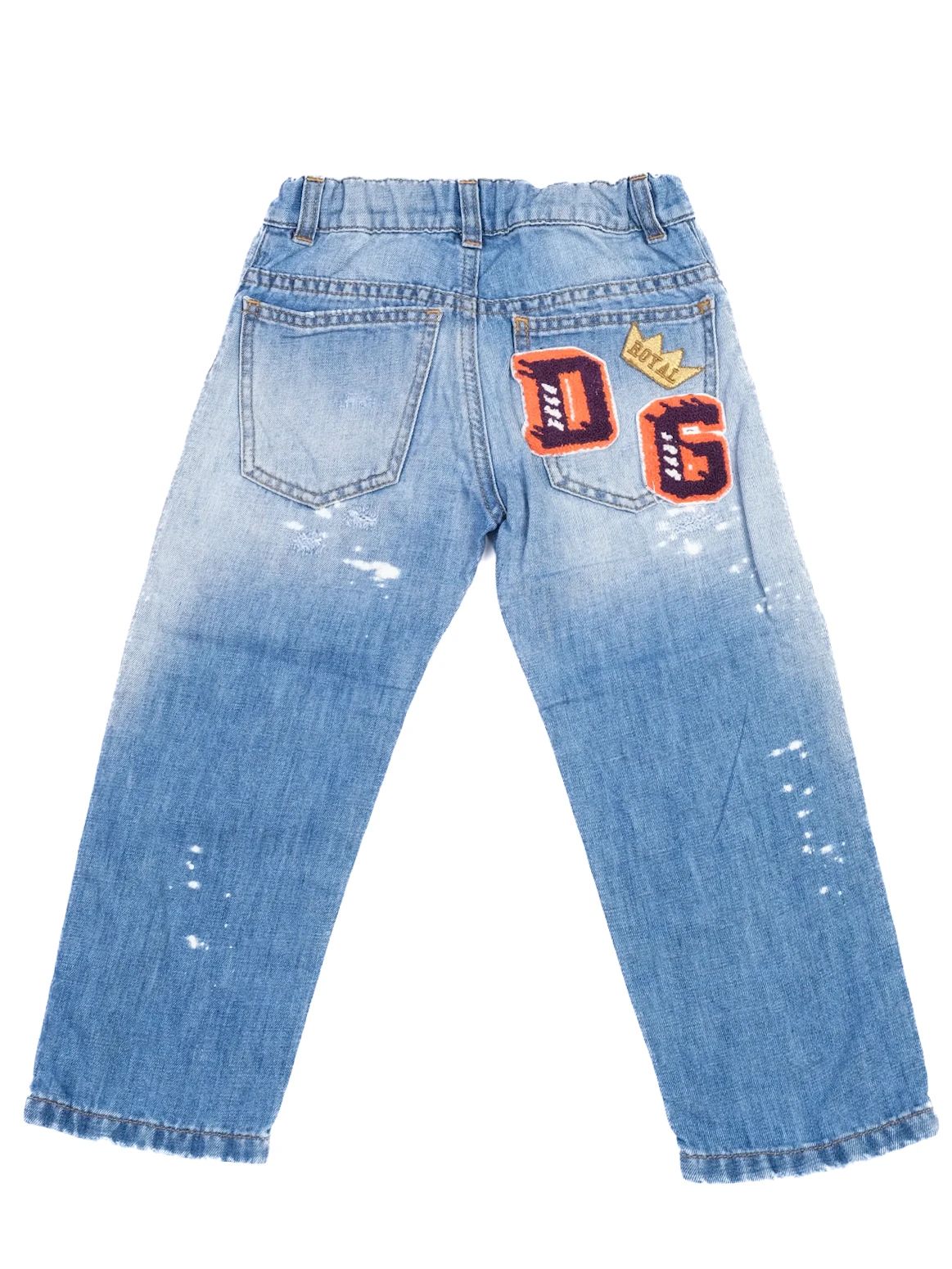 Excellent Dolce Gabbana Distressed Blue Jeans for Kids Size 3