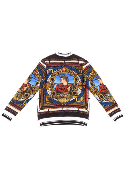 Excellent Dolce Gabbana Kids Sweatshirt Size 12 Baroque Design