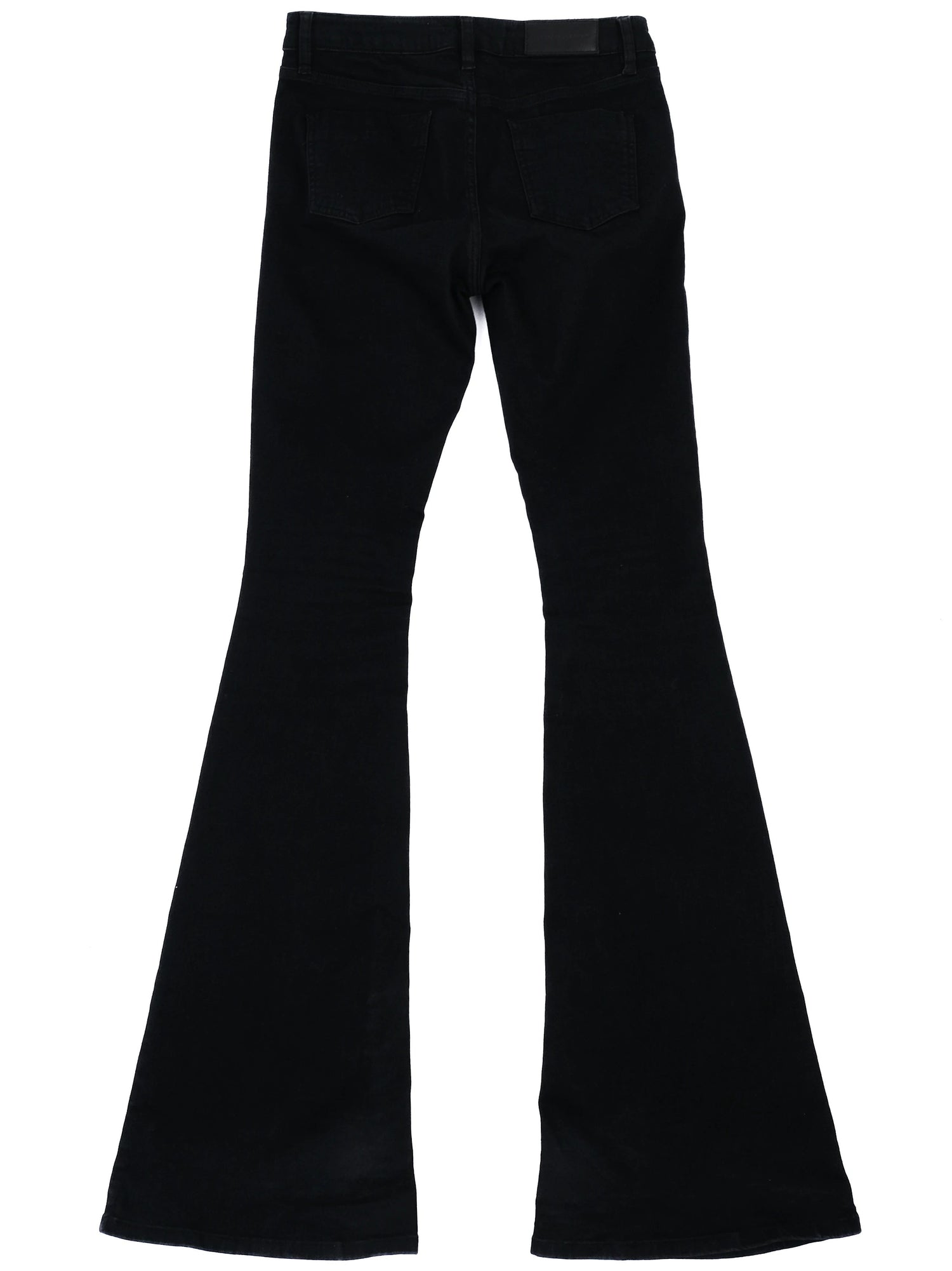 Excellent Victoria Beckham Black Flared Jeans Size S 26