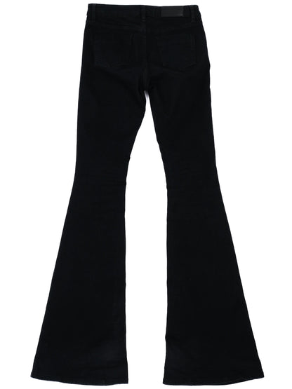 Excellent Victoria Beckham Black Flared Jeans Size S 26