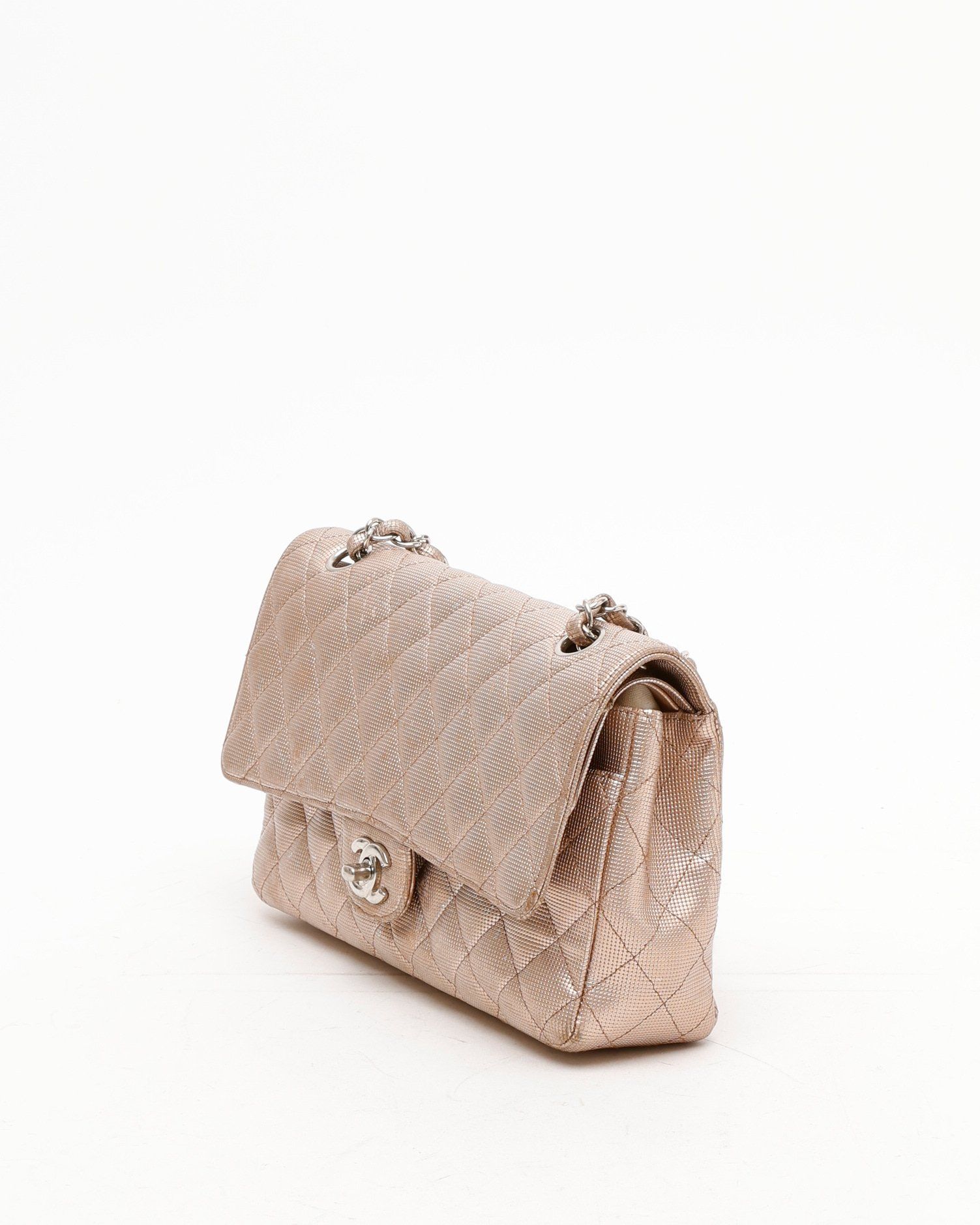 Chanel Classic Metallic Pixel Double Flap Bag