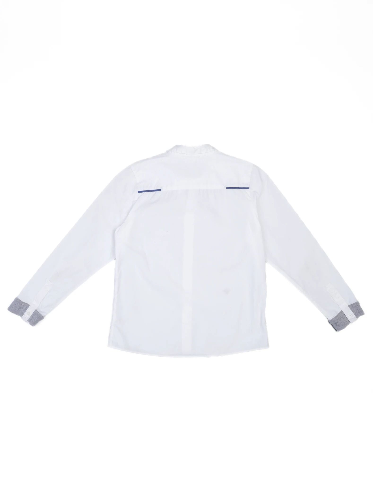 Excellent Dior White Cotton Long Sleeve Shirt for Kids Size 10