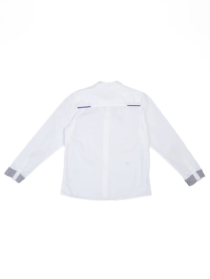 Excellent Dior White Cotton Long Sleeve Shirt for Kids Size 10