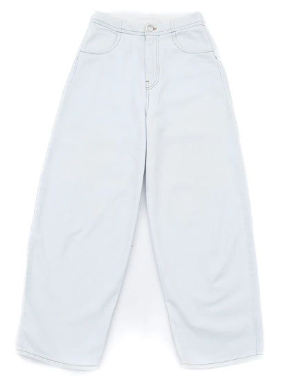 Excellent Maison Margiela Blue Cotton Denim Pants Size S