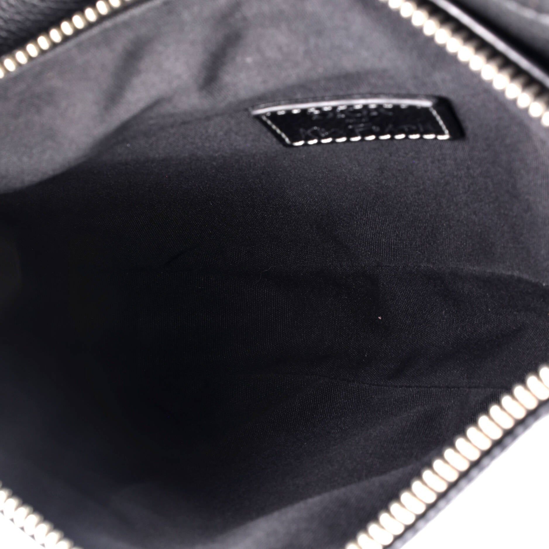 Christian Dior Alex Foxton Logo Saddle Crossbody Bag Printed Leather