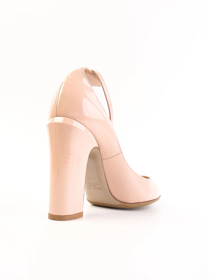 Excellent Valentino Pink Leather High Heels Size 38.5 with Ankle Strap