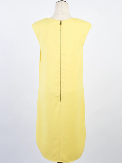 Excellent Emilio Pucci Yellow Sleeveless Dress Size XL Viscose