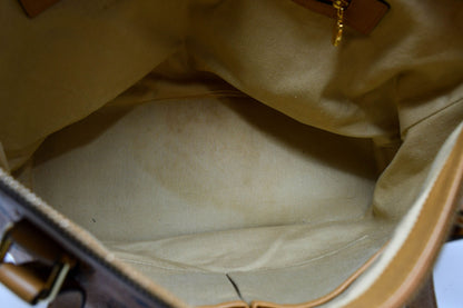 MCM Shoulder Bag Camel Cognac